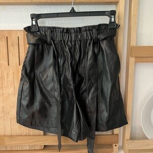 Sanctuary vegan leather shorts